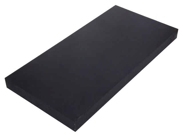 Vel; Afm: 300x600mm; Thk: 40mm; zwart; Productieproces: gegoten