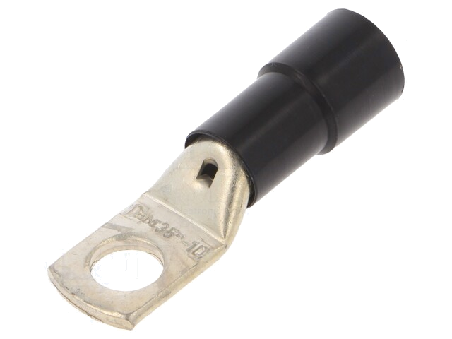 Uiteinde: buis; M10; Ø: 10,5mm; 35mm2; klemmen; voor draad; vertind