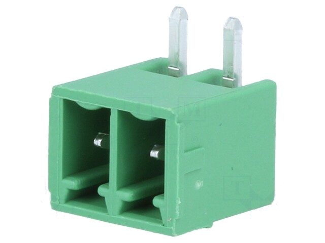 Ontkoppelbare terminal strip; 3,81mm; banen: 2; hoek van 90 °