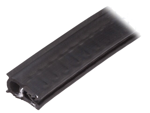 Randbescherming; EPDM; L: 20m; zwart; H: 20,5mm; W: 11mm; -40÷100°C