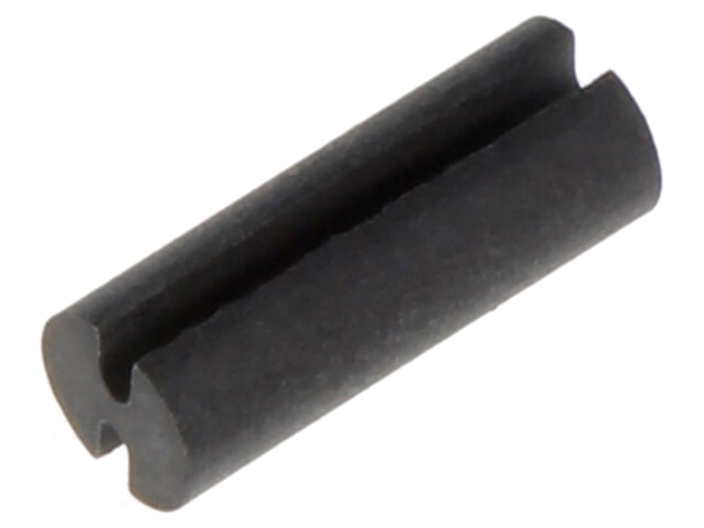 Afstandbus; LED; Øext: 3,7mm; ØLED: 3mm; L: 10mm; zwart; UL94V-0