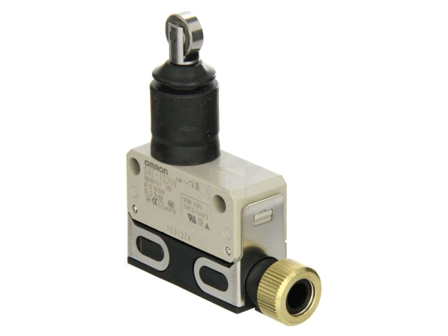 Eindschakelaar; pen met metalen rol Ø11mm; NO + NC; 10A; IP67