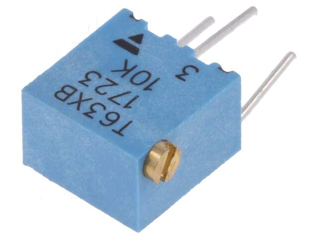 Potentiometer: montage-; meerslagen; 10kΩ; 250mW; ±10%; lineair