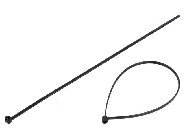 Kabelbinder; met metalen sluiting; L: 200mm; W: 2,5mm; polyamide