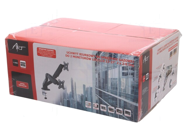 LCD/LED-houder; 75x75mm,100x100mm; 13÷27