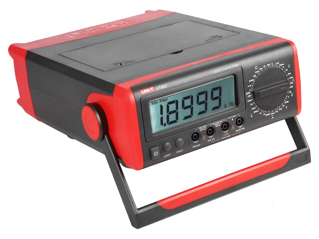 Tafelmultimeter; LCD; VDC: 200mV,2V,20V,200V,1kV; True RMS