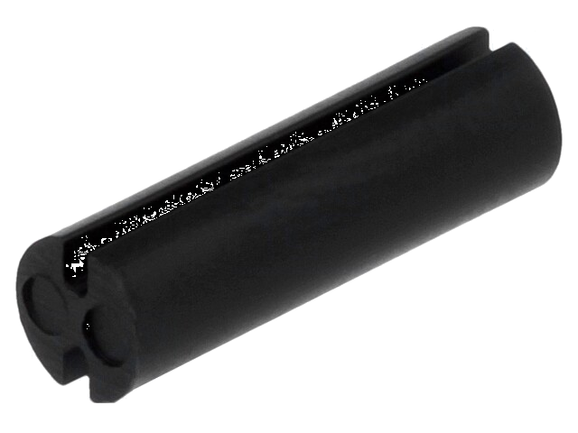 Afstandbus; LED; Øext: 5mm; ØLED: 5mm; L: 16,4mm; zwart; UL94V-2