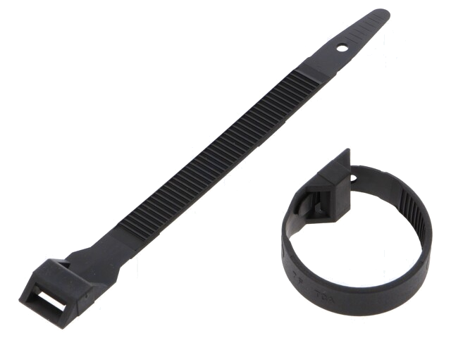 Kabelbinder; met kop met laag profiel; L: 123mm; W: 9mm; polyamide