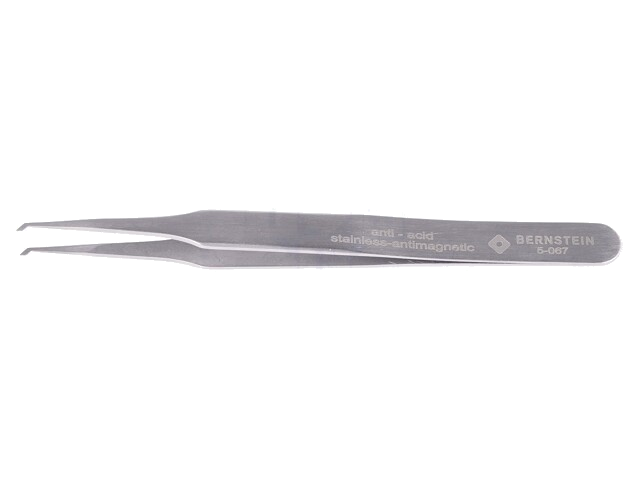 Pincet; 120mm; De vorm van de punt: trapeziumvormige; universeel