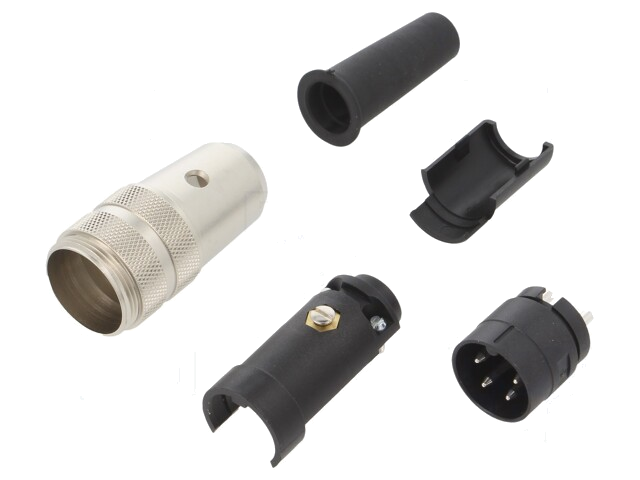 Connector: M16; stekker; 680; mannelijk; PIN: 4; niet afgeschermd