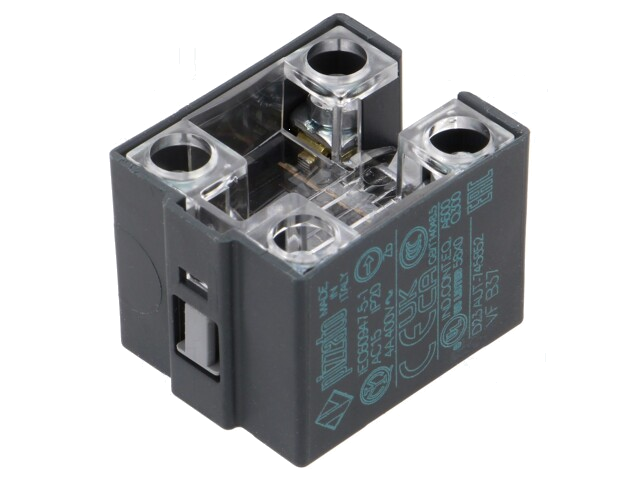 Contactblok; NO + NC; 10A; max.400VAC; max.250VDC; -40÷80°C