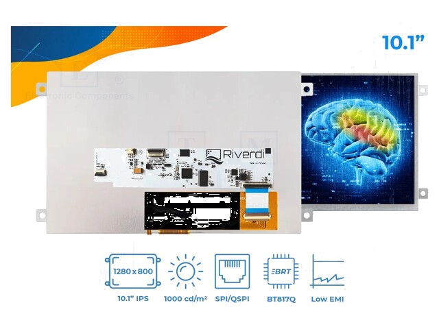 Display: TFT; 10,1