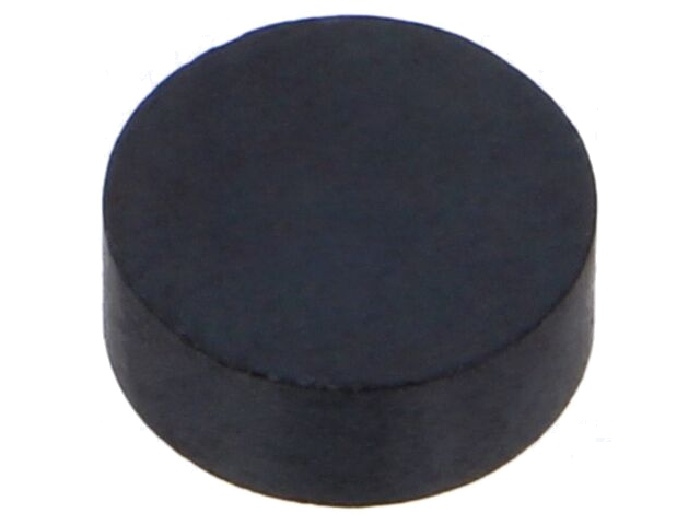 Magneet: vast; hard ferriet; 2,5N; Ø: 10,7mm; H: 4mm