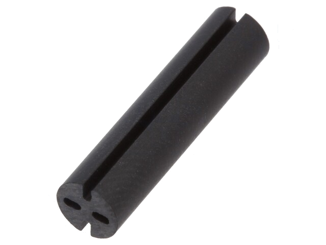 Afstandbus; LED; Øext: 5,1mm; ØLED: 5mm; L: 21mm; zwart; UL94V-0