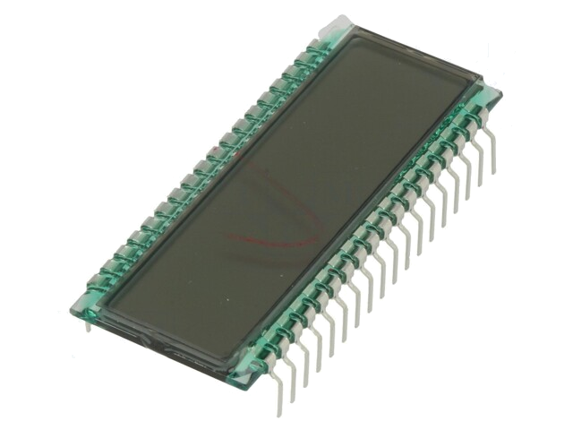 Display: LCD; 14-segment; STN Positive; A.cijfers: 8; 52x22x1,1mm