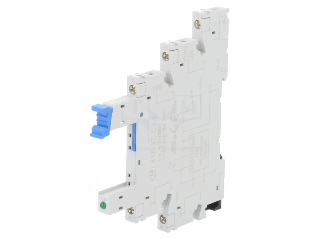 Socket; PIN: 5; 6A; 250VAC; op DIN-rail; schroefklemmen; -40÷70°C