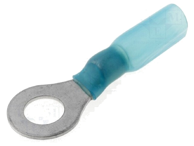 Uiteinde: oog; M6; Ø: 6,5mm; 1,5÷2,5mm2; klemmen; voor draad; blauw