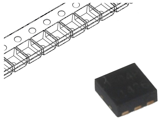 Diode: TVS netwerk; 6,5V; 3A; 100W; eenrichtings-; SLP1616P6; Ch: 3