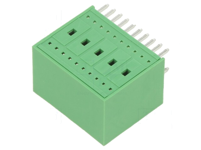 Ontkoppelbare terminal strip; Contactr: 2,5mm; banen: 20; contact