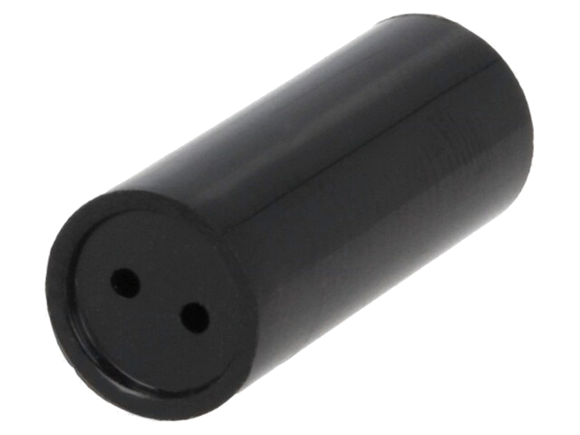 Afstandbus; LED; Øext: 7,5mm; ØLED: 5mm; L: 16mm; zwart