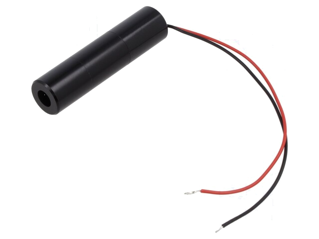 Module: laser; 2mW; rood; kruis; 635nm; 23,4÷24,5VDC; 10÷40mA; 5÷10°