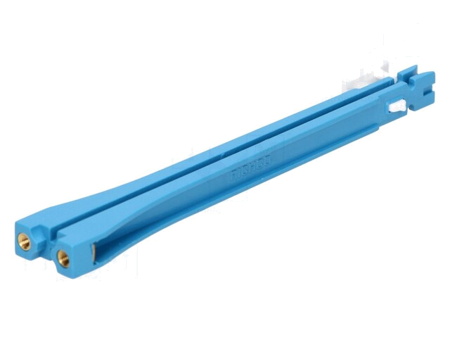 Printplaatgeleider; polyester; blauw; L: 120mm; B: 112mm