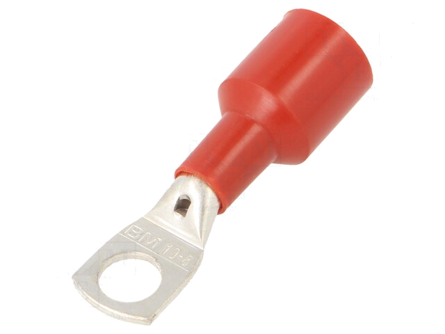 Uiteinde: buis; M8; Ø: 8,5mm; 10mm2; klemmen; voor draad; geïsoleerd