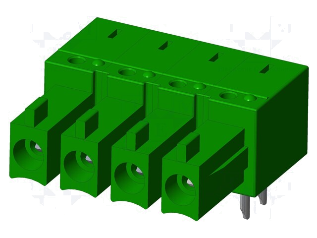 Connector: ontkoppelbare terminal strip; contact; vrouwelijk