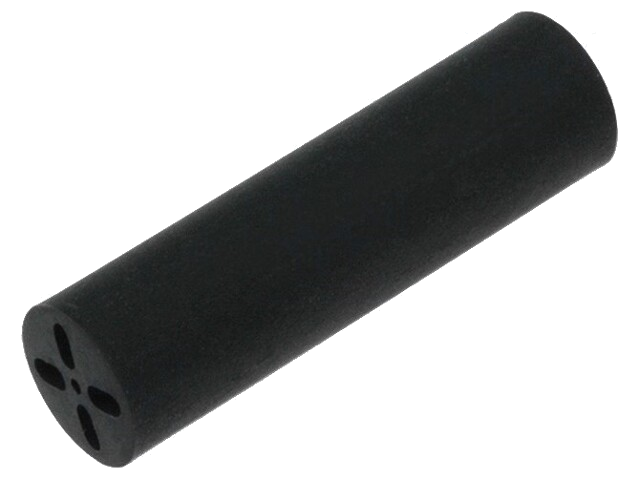 Afstandbus; LED; Øext: 6,5mm; ØLED: 5mm; L: 23,5mm; zwart; UL94V-0