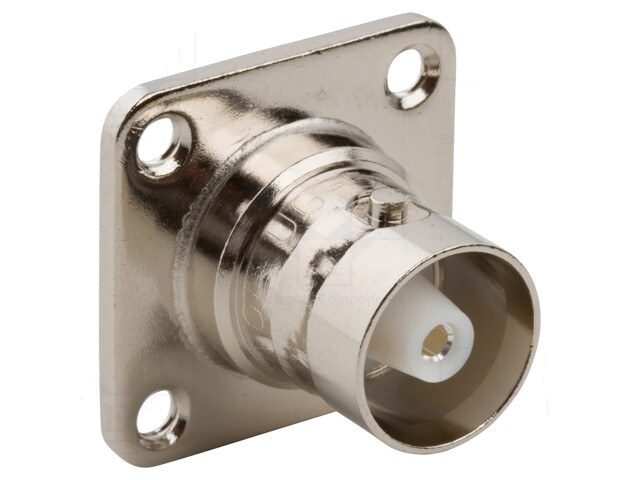 Connector: C; contact; vrouwelijk; verzilverd; Isolatie: PTFE; 50Ω