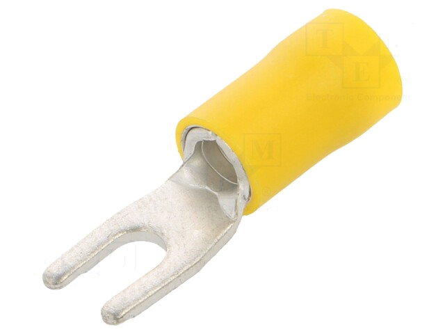 Uiteinde: vork; M3,5; Ø: 3,7mm; 4÷6mm2; klemmen; voor draad; vertind