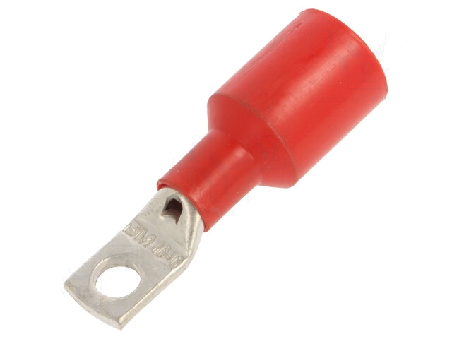Uiteinde: buis; M6; Ø: 6,5mm; 16mm2; klemmen; voor draad; geïsoleerd