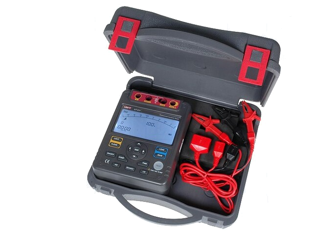 Meter: isolatieweerstand; LCD; (9999); Staafdiagram: 29segm; 19mm