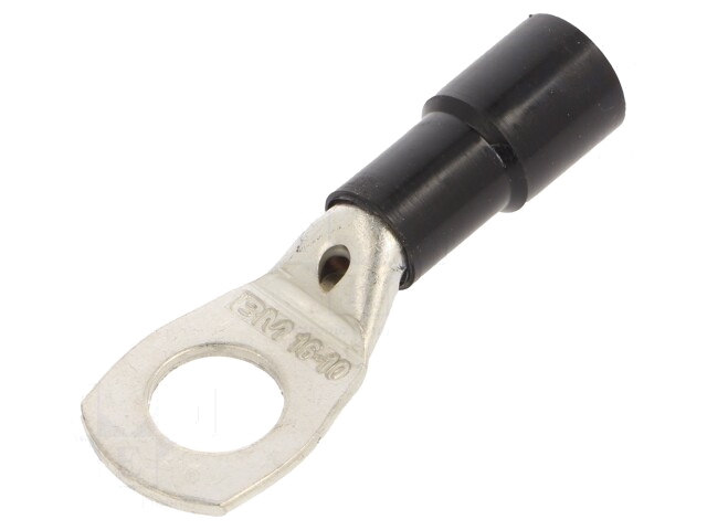 Uiteinde: buis; M10; Ø: 10,5mm; 16mm2; klemmen; voor draad; vertind