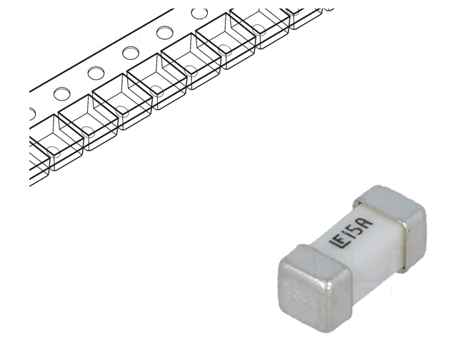 Zekering: smeltveiligheid; super snel; 15A; 125VAC; 125V; 125VDC