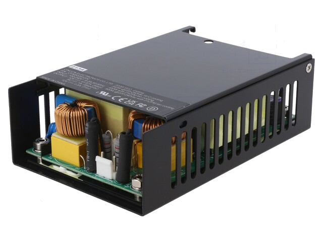 Voedingseenheid: schakelende; open; 500W; 80÷264VAC; 12VDC; 27,5A