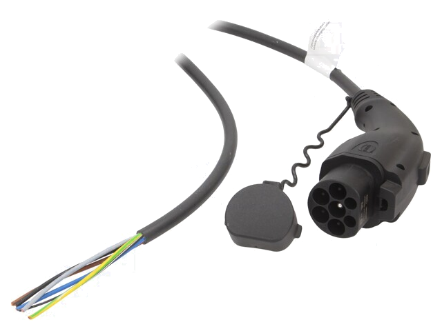 Kabel: eMobility; 1x0,5mm2,5x2,5mm2; 480V; 12,2kW; IP44; 5m; 16A