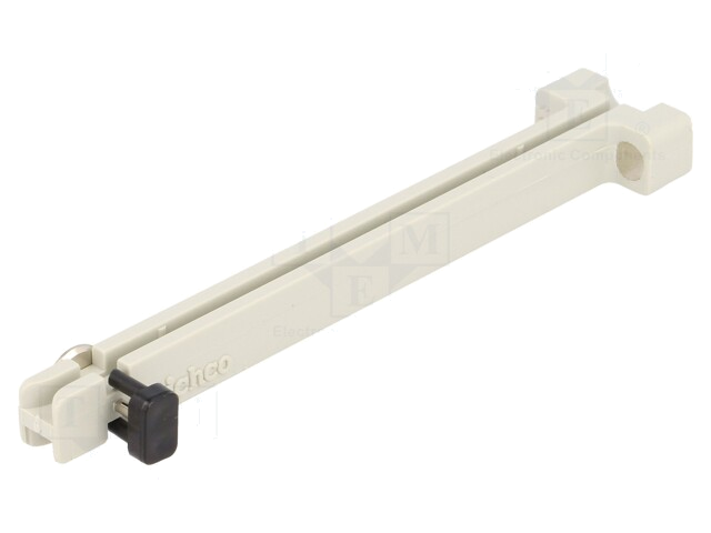Printplaatgeleider; polyamide; grijs; L: 90mm; B: 81,5mm; C: 18mm