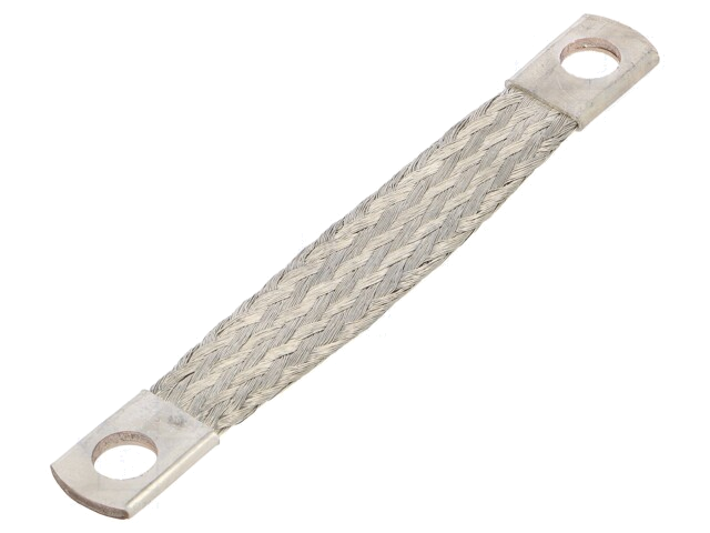 Vlechtwerk; tape; 16mm2; Ø1: 8,5mm; Ø2: 8,5mm; L: 0,1m; -20÷125°C