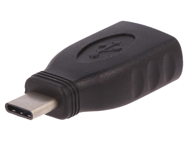Adapter; USB 2.0; USB-A aansluiting,USB-C-stekker