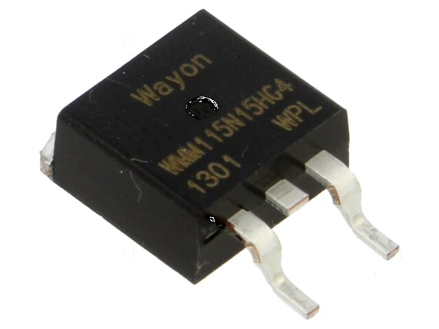 Transistor: N-MOSFET; unipolair; TO263
