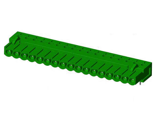 Connector: ontkoppelbare terminal strip; contact; vrouwelijk