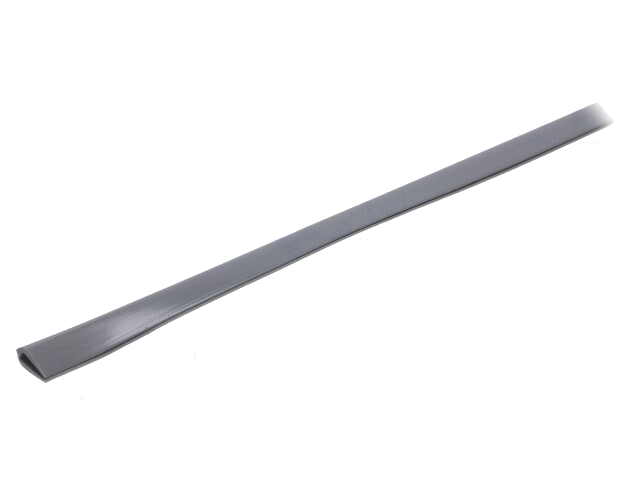 Randbescherming; PVC; L: 10m; grijs; H: 10mm; W: 5,5mm; -30÷70°C