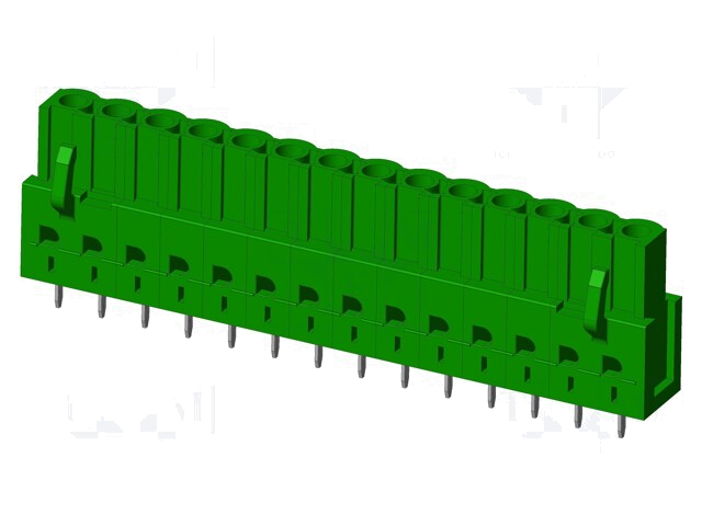 Connector: ontkoppelbare terminal strip; contact; vrouwelijk
