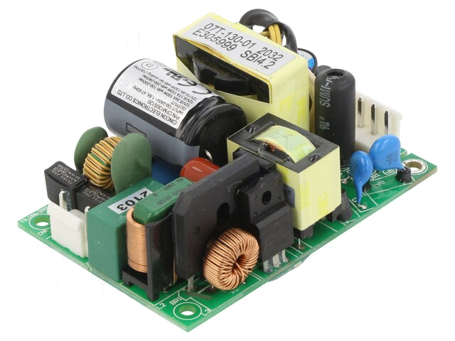 Voedingseenheid: schakelende; open; 130W; 80÷264VAC; 12VDC; 8,34A