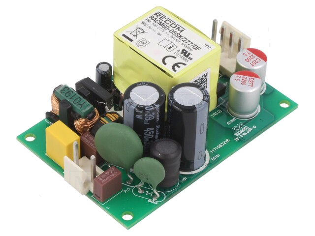 Voedingseenheid: schakelende; open; 60W; 80÷305VAC; 5VDC; 8000mA