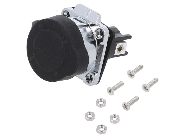 Connector: rond; contact; maat 28; 02; mannelijk; PIN: 2; verguld