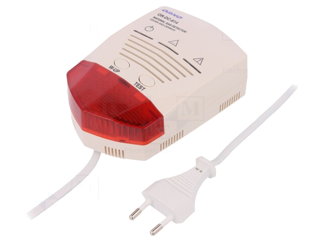 Sensor: gas; halfgeleider; aardgas (LNG); 82x125x41mm; op de muur