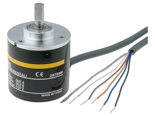 Encoder: incrementeel; Uvoed: 12÷24VDC; 100pulsen/omwenteling