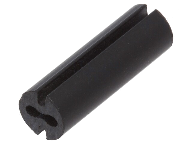 Afstandbus; LED; Øext: 4,8mm; ØLED: 3mm; L: 15mm; zwart; UL94V-0